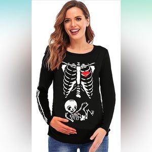 Maternity skeleton top